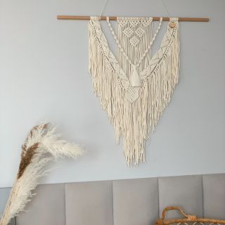 🌿Velká závěsná dekorace macramé Bohodream 100 x 80 cm🌿 https://www.brimoon.cz/bohodream-macrame/ #MacrameDecor...