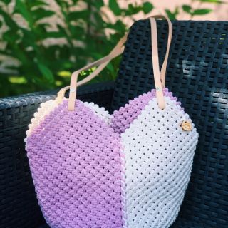 💮Kabelka s koženými popruhy💮 https://www.brimoon.cz/kabelka-s-kozenymi-popruhy-smetanove-fialova/ #bohostyle #bohodecor...