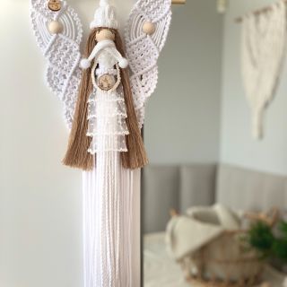 🎁💕 ANDĚL SE SUKÝNKOU 🎁💕 #HandmadeWithLove #SlaskouVyrobeno #BrimoonHandmade #OriginalniDekorace #VanocniInspirace...